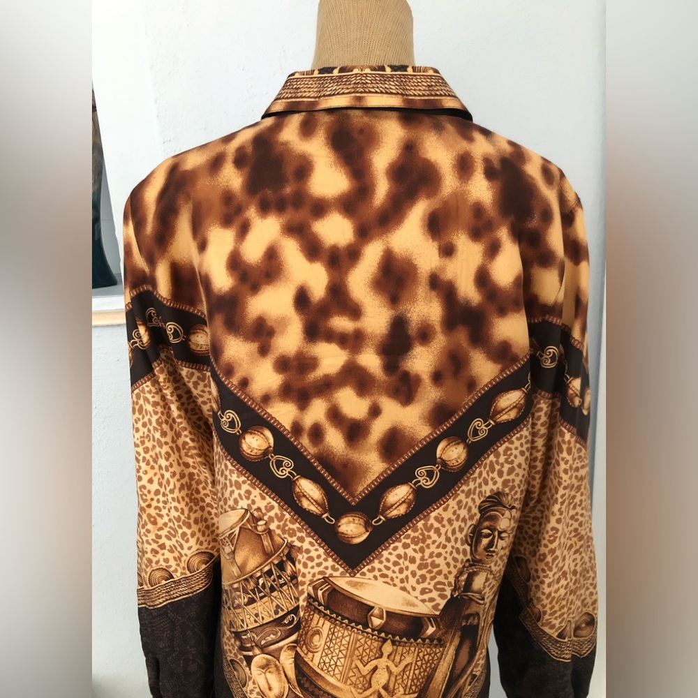 Escada Multi Print Accented With Leopard Print - … - image 6